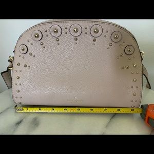 Kate Spade Studded Leather Half Moon Crossbody